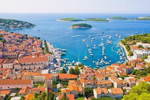 Hvar Stadt und umliegende Inseln, Insel Hvar, Kroatien