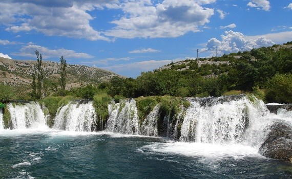 Visoki-Buk Wasserfall am Zrmanja Fluss, Kroatien